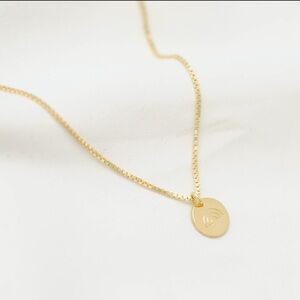 🌈 Rainbow Charm Gold Plated Dainty Necklace